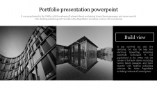 Get Portfolio Presentation PowerPoint Slide Template